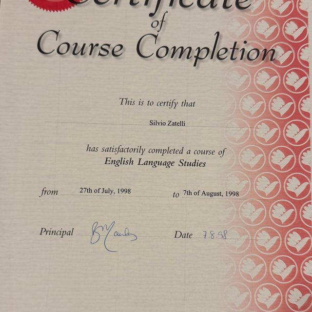 Ingrandire l'immagine: certificate 10