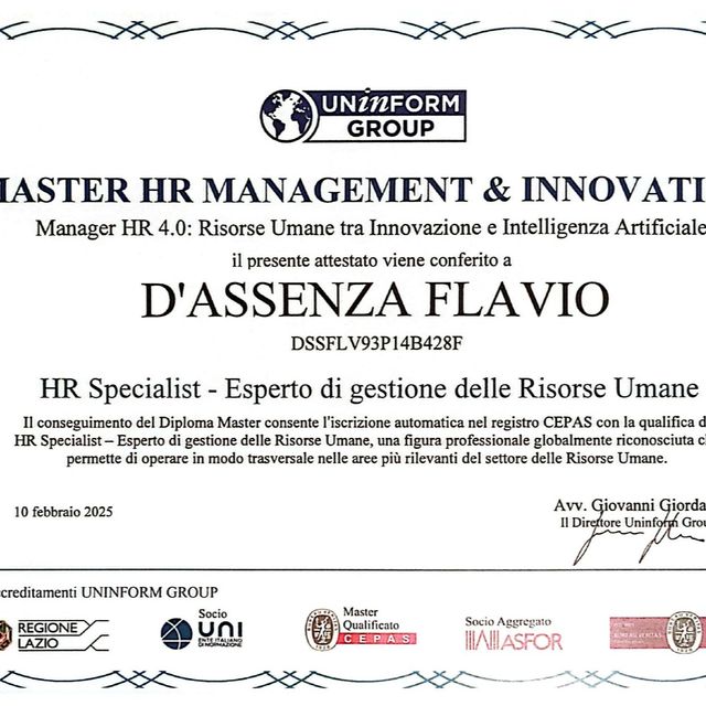 Ingrandire l'immagine: certificate 1