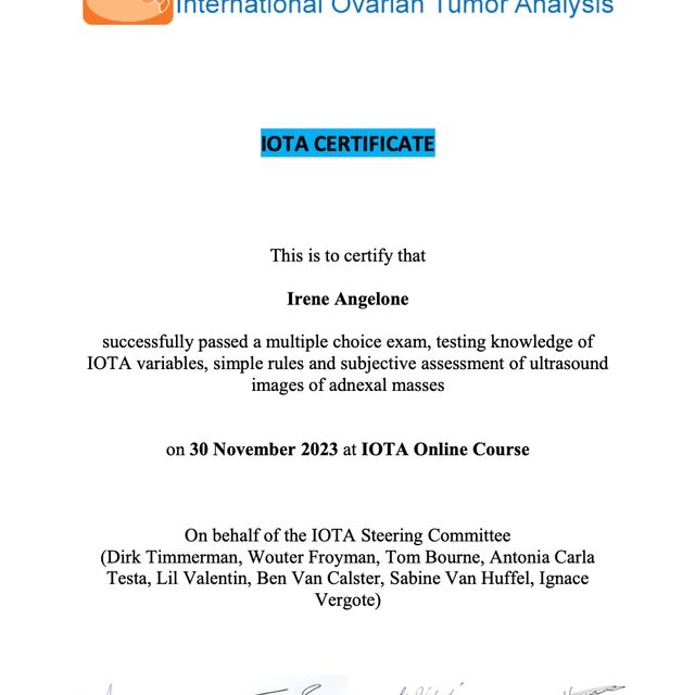 Ingrandire l'immagine: certificate 1