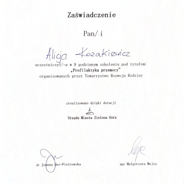 Powiększ obraz: certificate 13