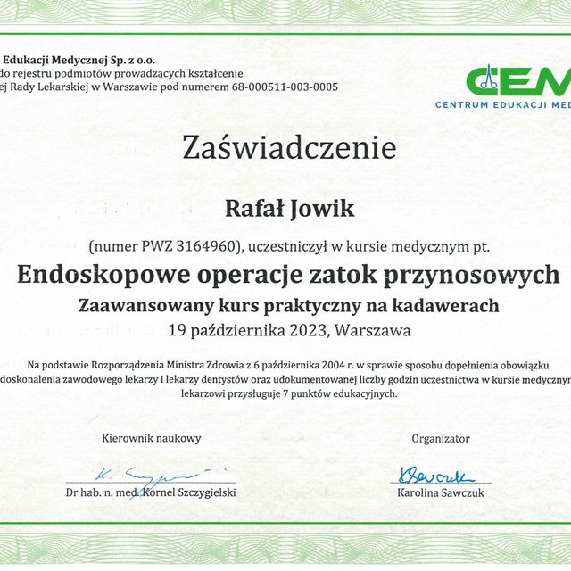 Powiększ obraz: certificate 8