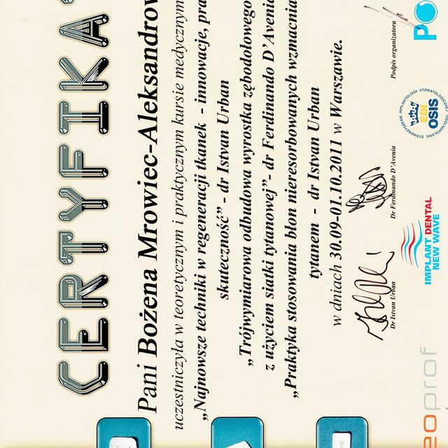 Powiększ obraz: certificate 8