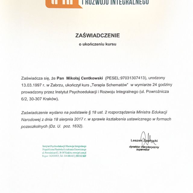 Powiększ obraz: certificate 1