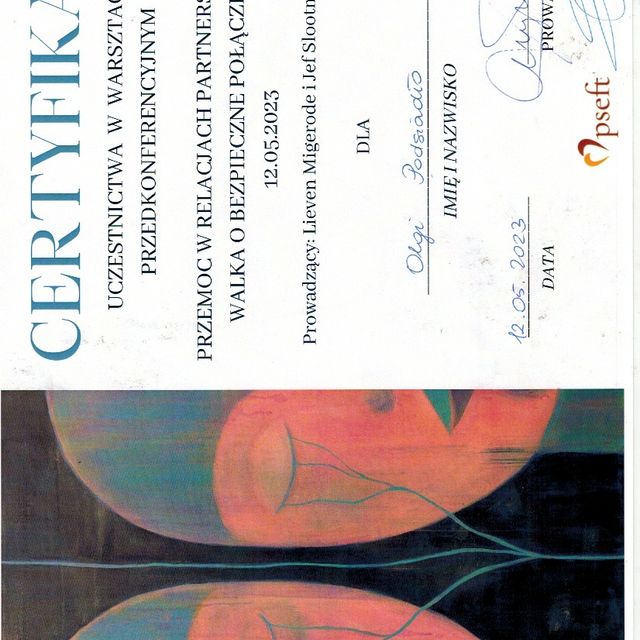 Powiększ obraz: certificate 15