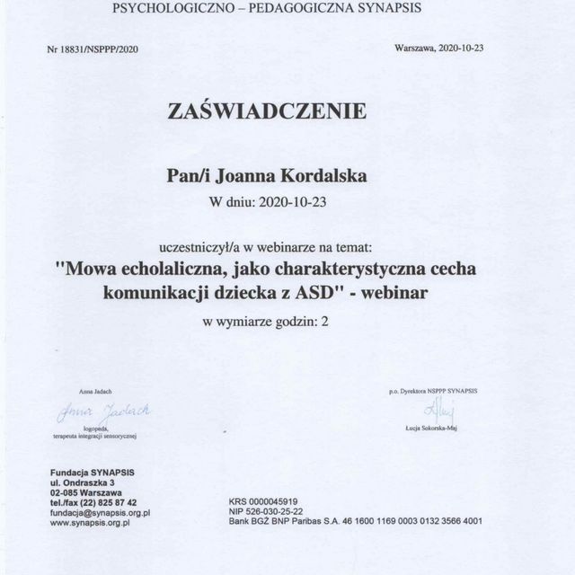 Powiększ obraz: certificate 15