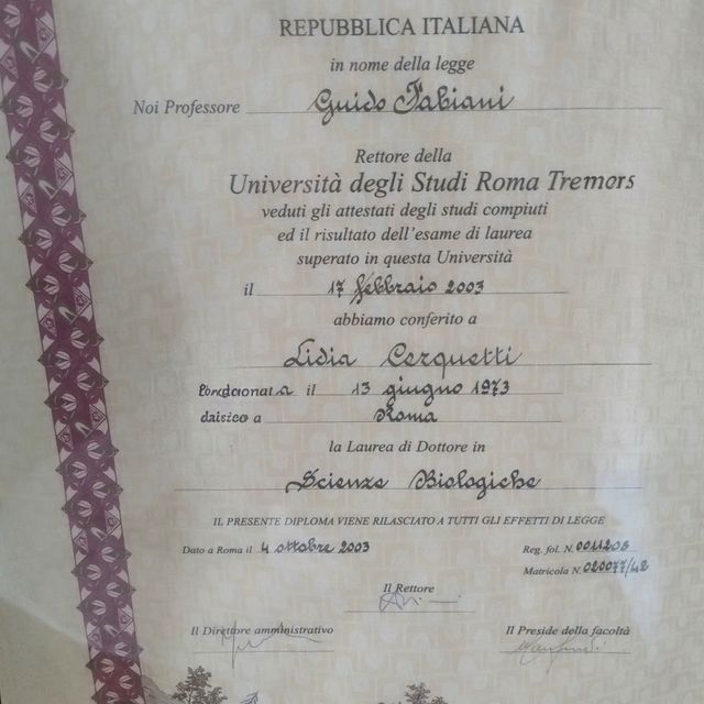 Ingrandire l'immagine: certificate 1