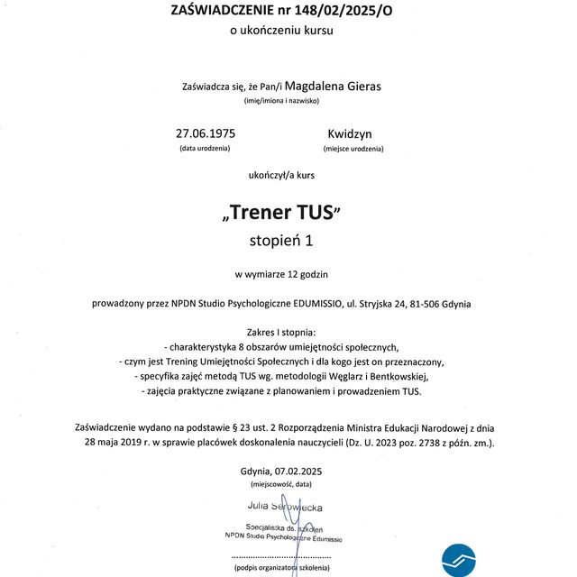 Powiększ obraz: certificate 8