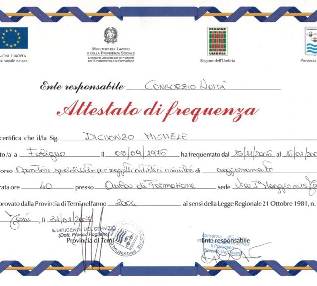 Ingrandire l'immagine: certificate 11