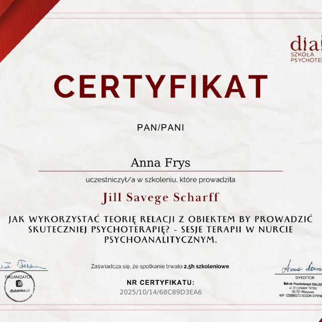 Powiększ obraz: certificate 98