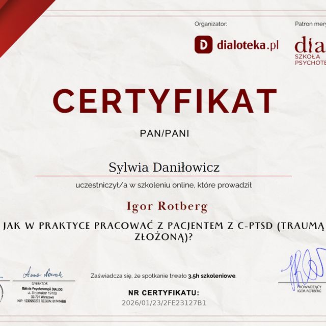 Powiększ obraz: certificate 9