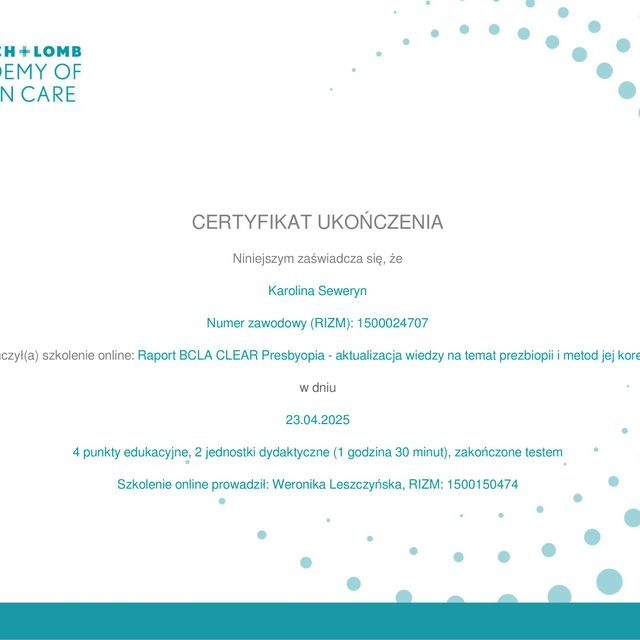 Powiększ obraz: certificate 8