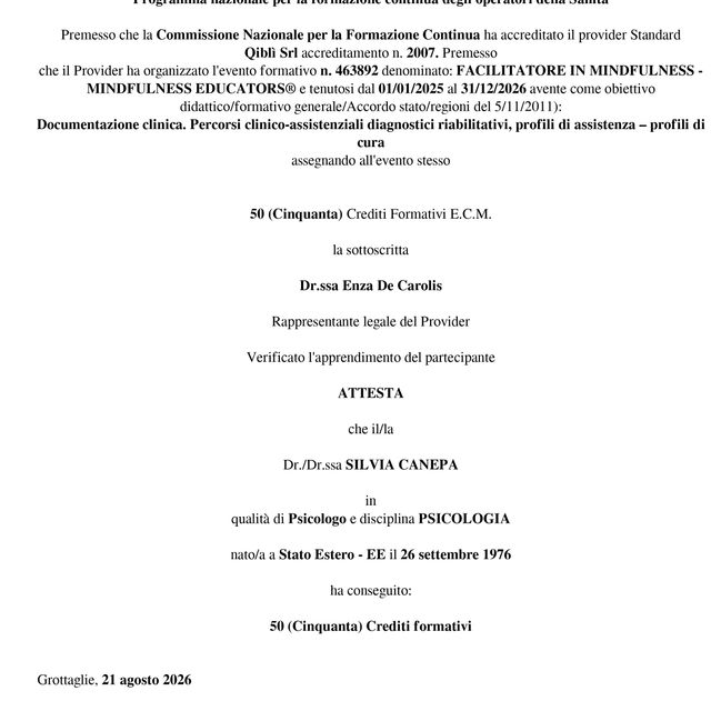 Ingrandire l'immagine: certificate 1