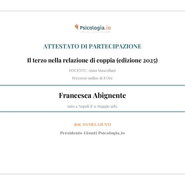 Ingrandire l'immagine: certificate 10
