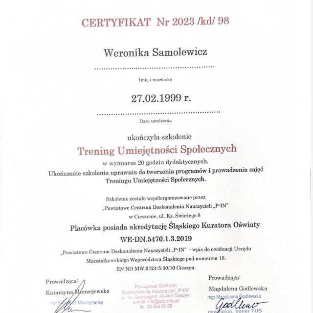 Powiększ obraz: certificate 1