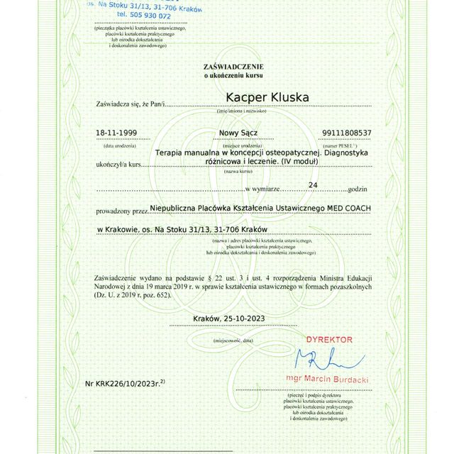 Powiększ obraz: certificate 14