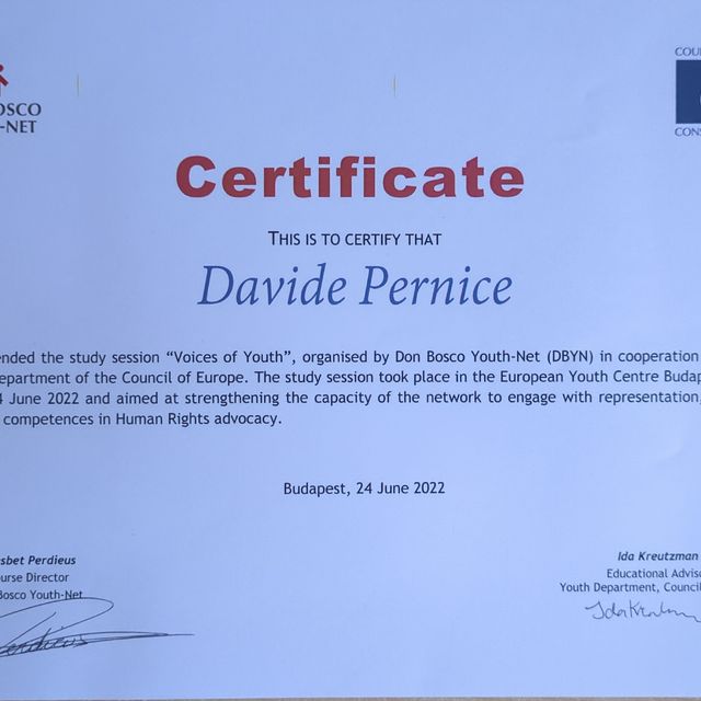 Ingrandire l'immagine: certificate 1