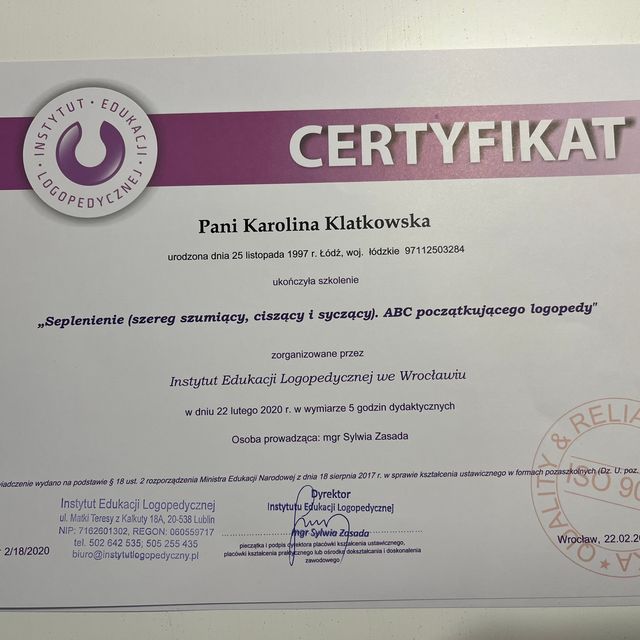 Powiększ obraz: certificate 17