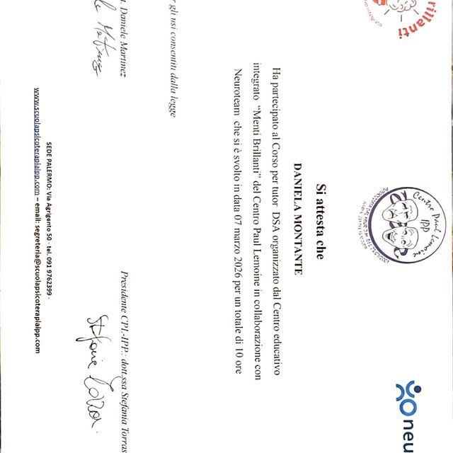 Ingrandire l'immagine: certificate 1