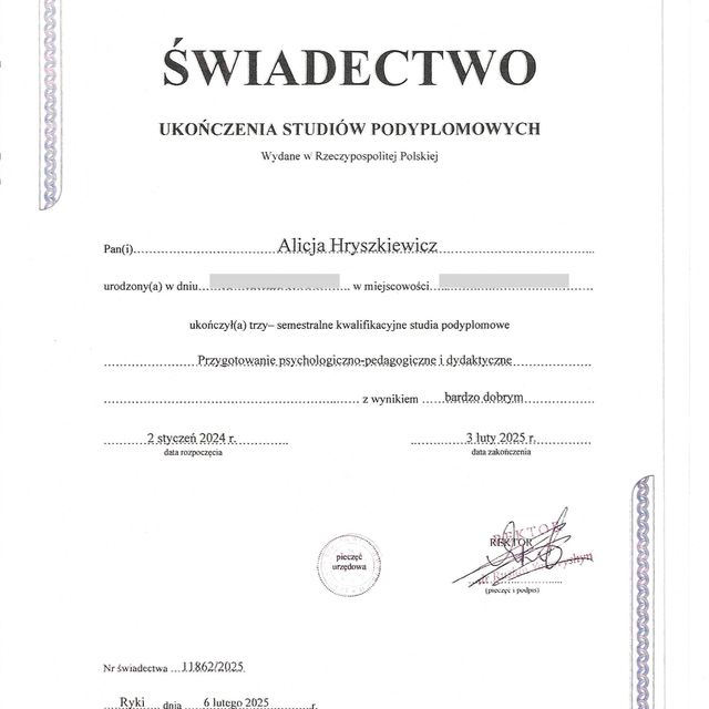 Powiększ obraz: certificate 1