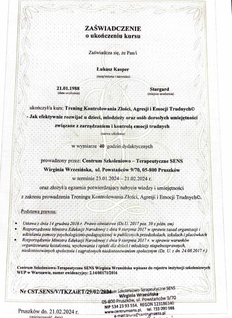 Powiększ obraz: certificate 16