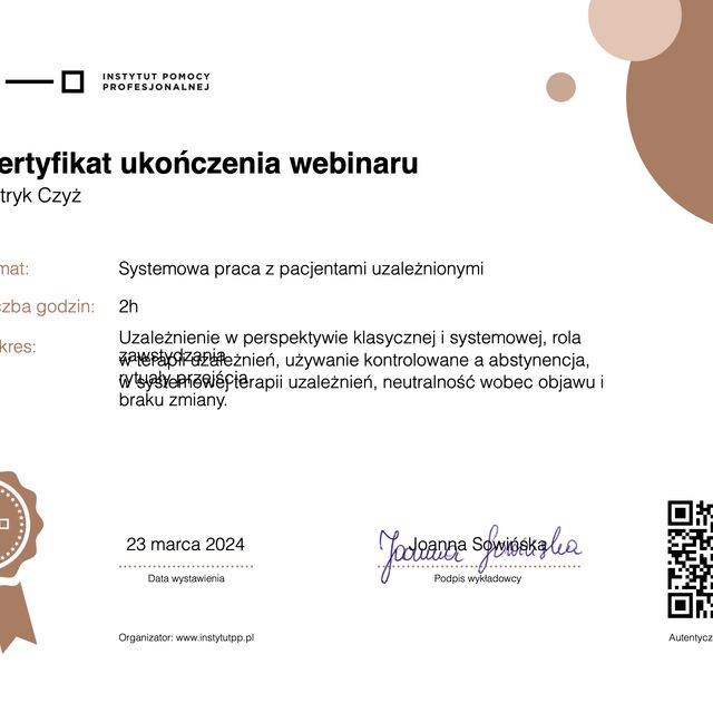 Powiększ obraz: certificate 26