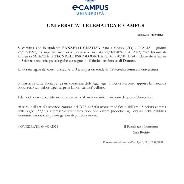 Ingrandire l'immagine: certificate 2