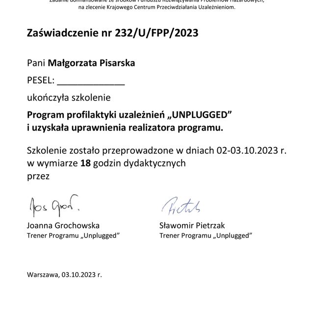 Powiększ obraz: certificate 7