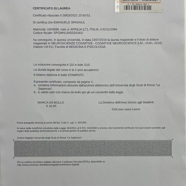 Ingrandire l'immagine: certificate 8