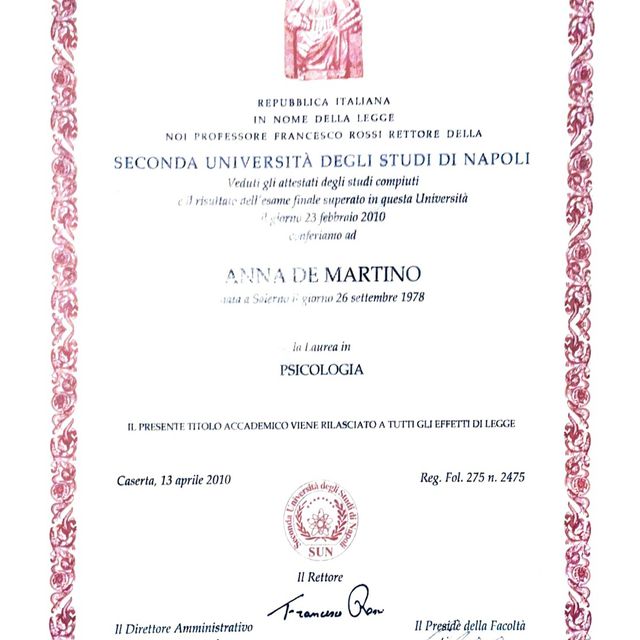 Ingrandire l'immagine: certificate 1