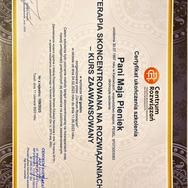 Powiększ obraz: certificate 14