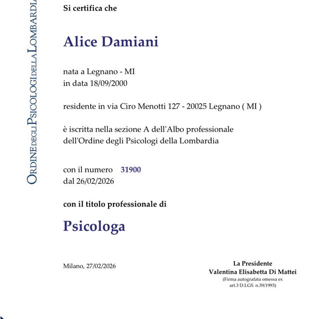 Ingrandire l'immagine: certificate 1