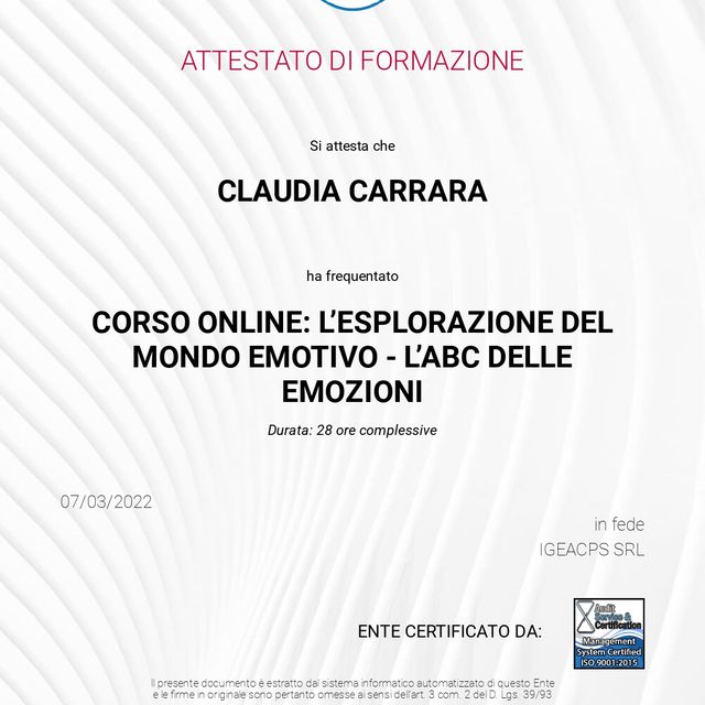 Ingrandire l'immagine: certificate 3