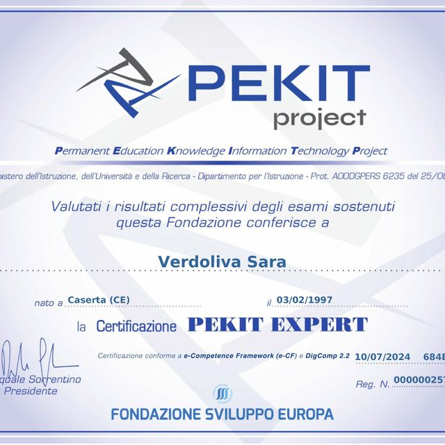 Ingrandire l'immagine: certificate 3