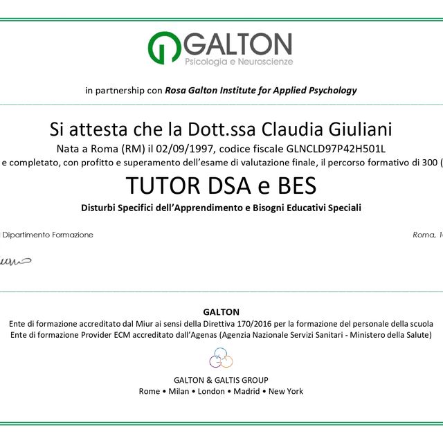 Ingrandire l'immagine: certificate 1