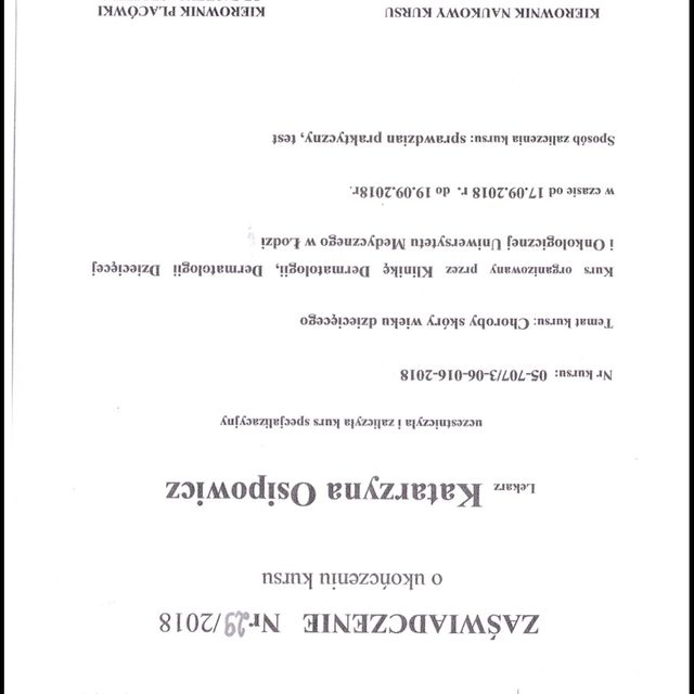 Powiększ obraz: certificate 70