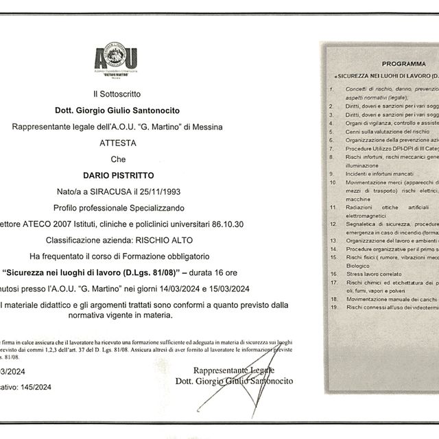 Ingrandire l'immagine: certificate 8