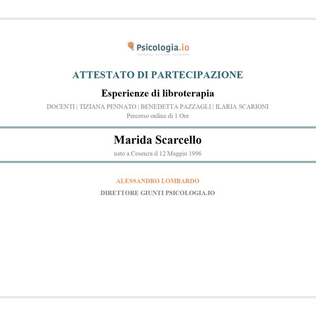 Ingrandire l'immagine: certificate 12