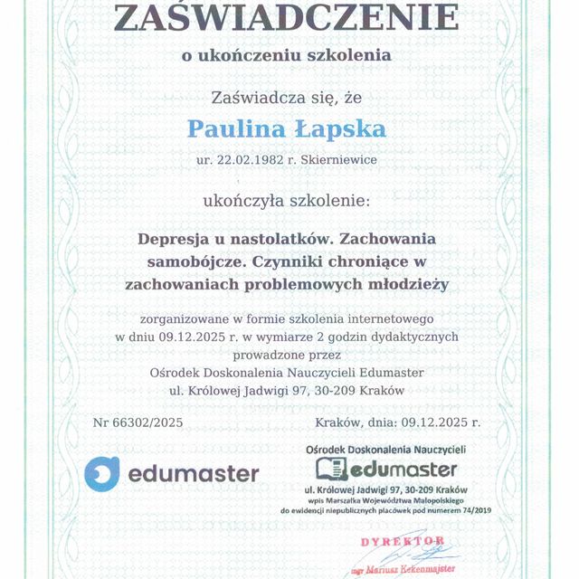 Powiększ obraz: certificate 9