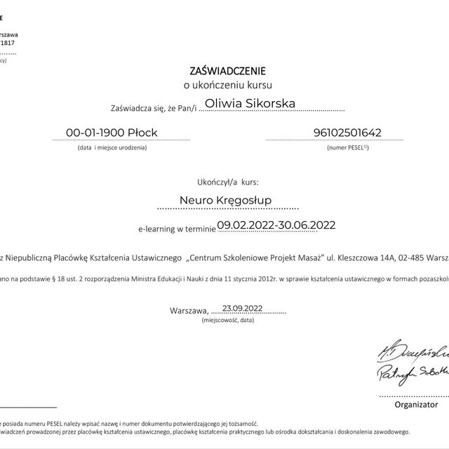 Powiększ obraz: certificate 8