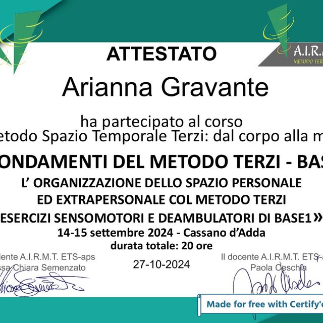 Ingrandire l'immagine: certificate 1