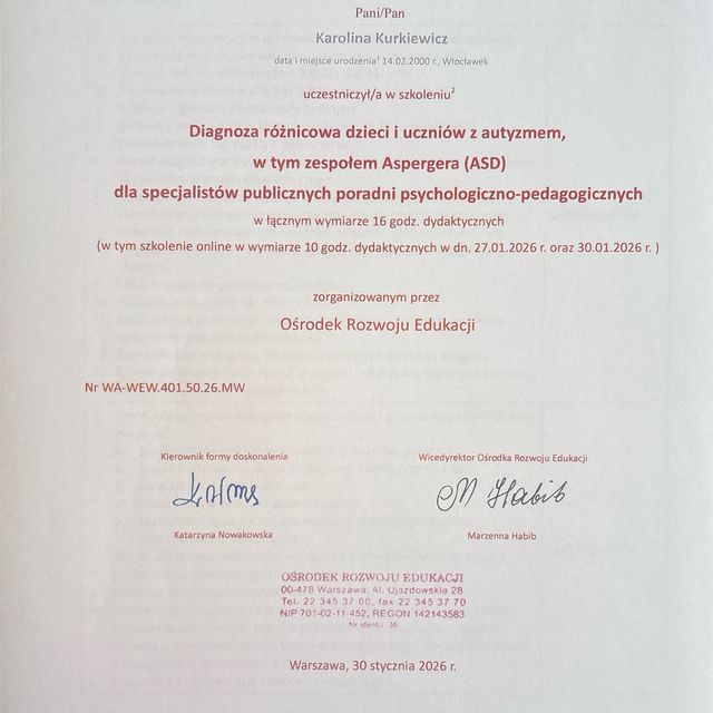 Powiększ obraz: certificate 8