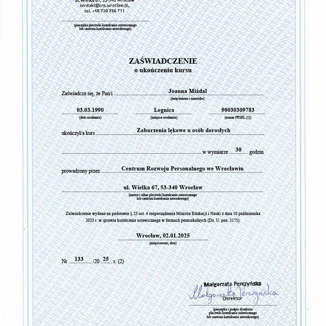 Powiększ obraz: certificate 1