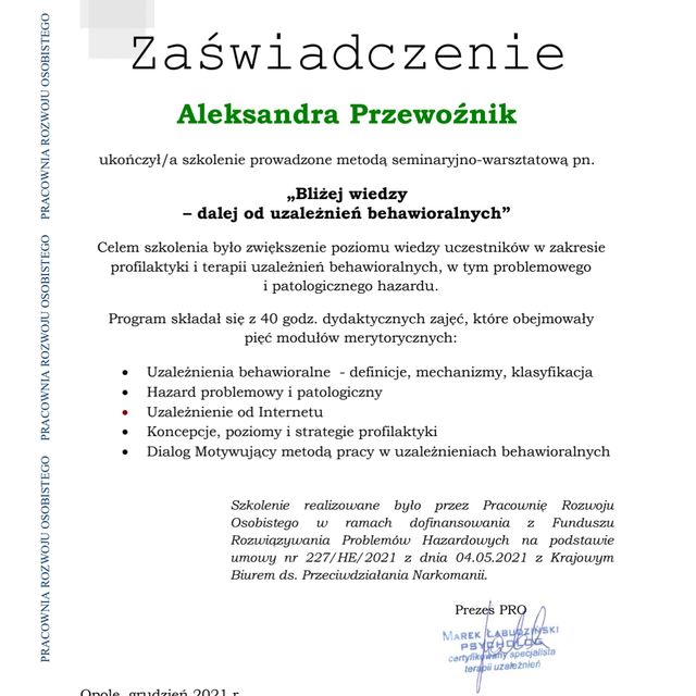 Powiększ obraz: certificate 4