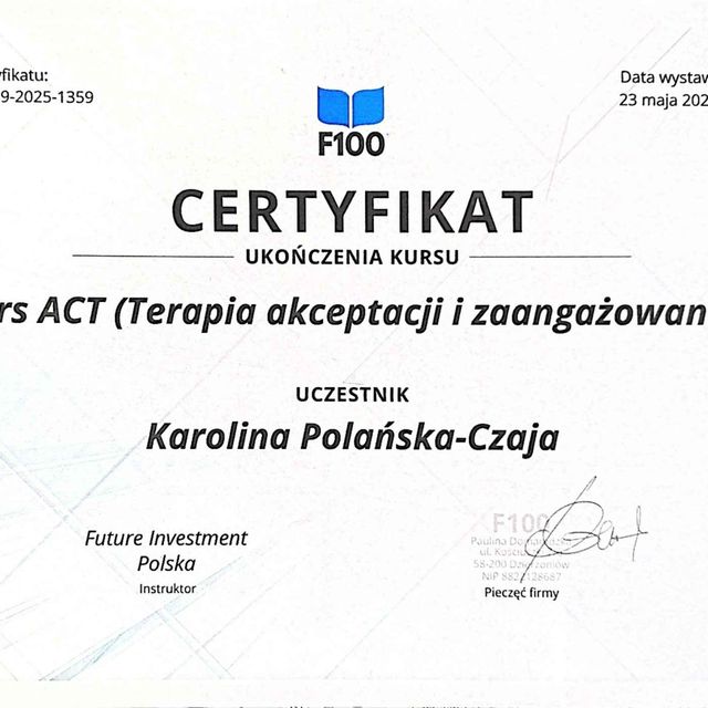 Powiększ obraz: certificate 15