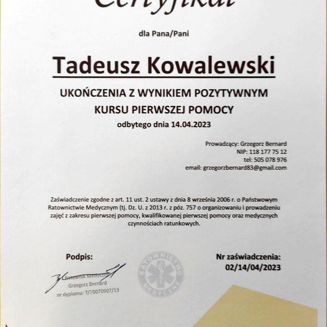 Powiększ obraz: certificate 20