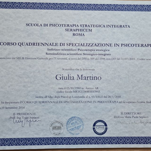Ingrandire l'immagine: certificate 3