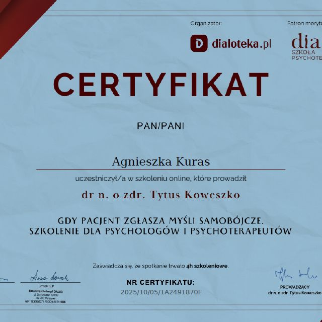 Powiększ obraz: certificate 10