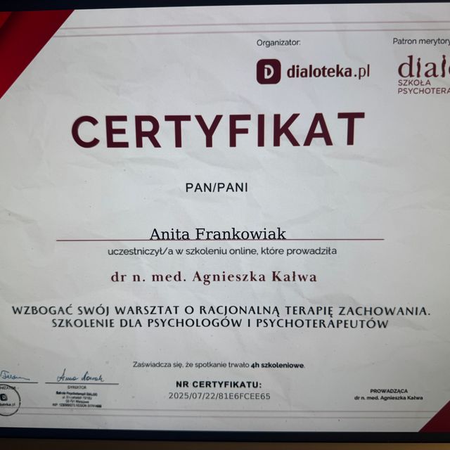 Powiększ obraz: certificate 14