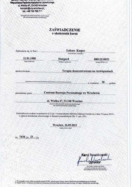 Powiększ obraz: certificate 17