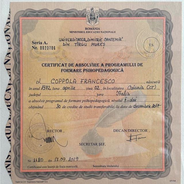 Ingrandire l'immagine: certificate 10